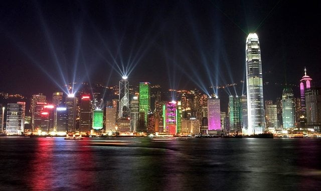 hong kong skyline beautiful