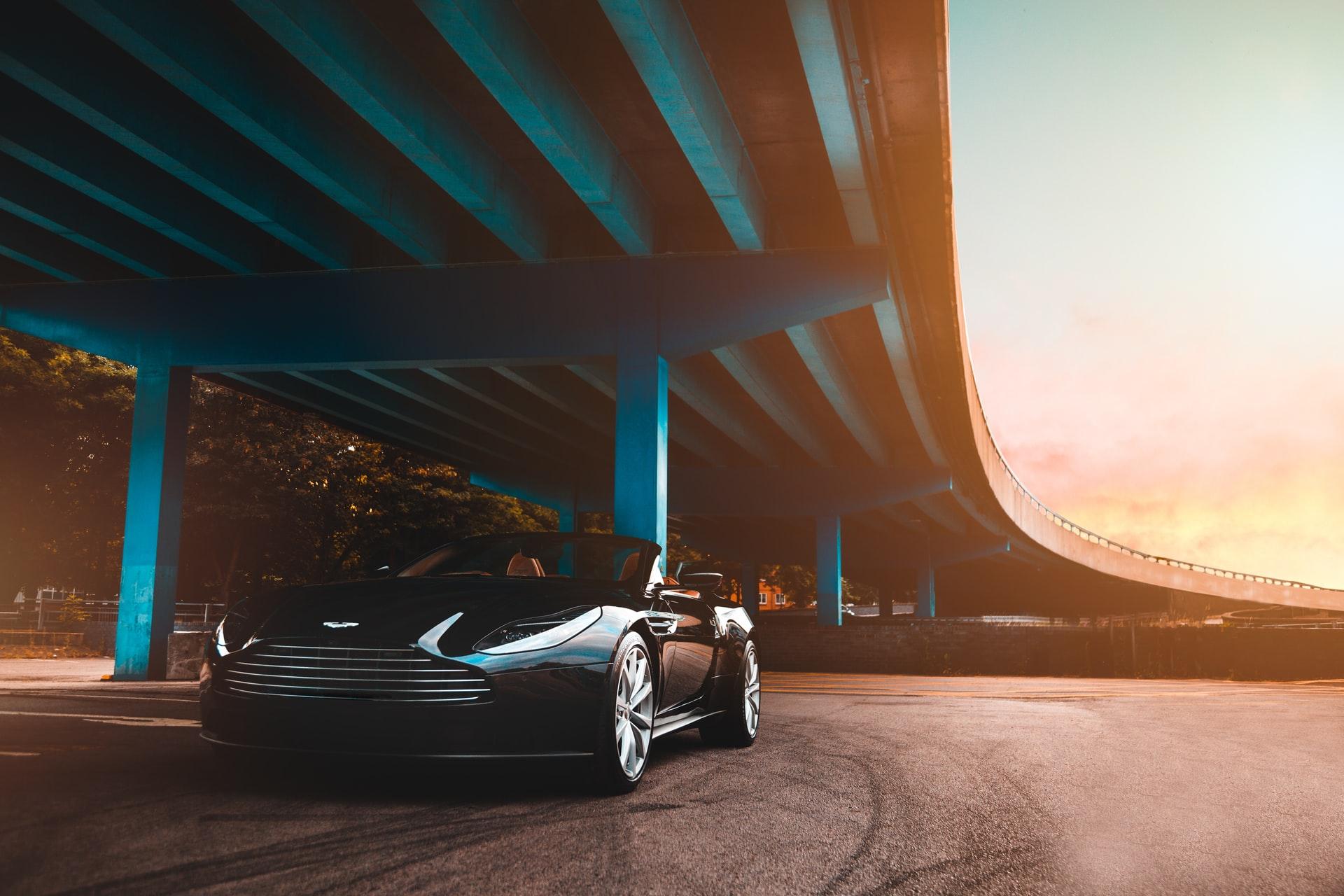 a-car-under-bridge