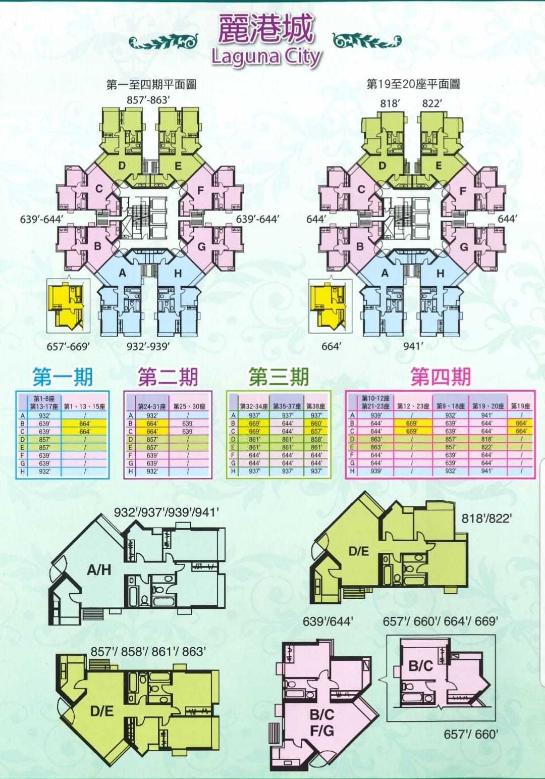 麗港城平面圖