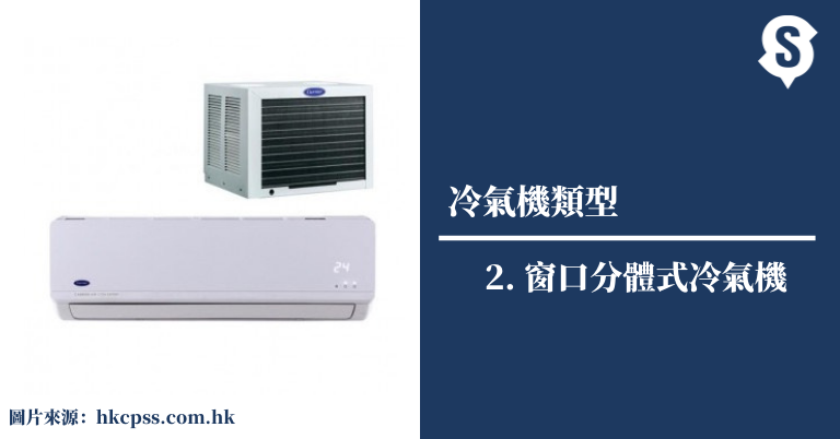 窗口分體式冷氣機