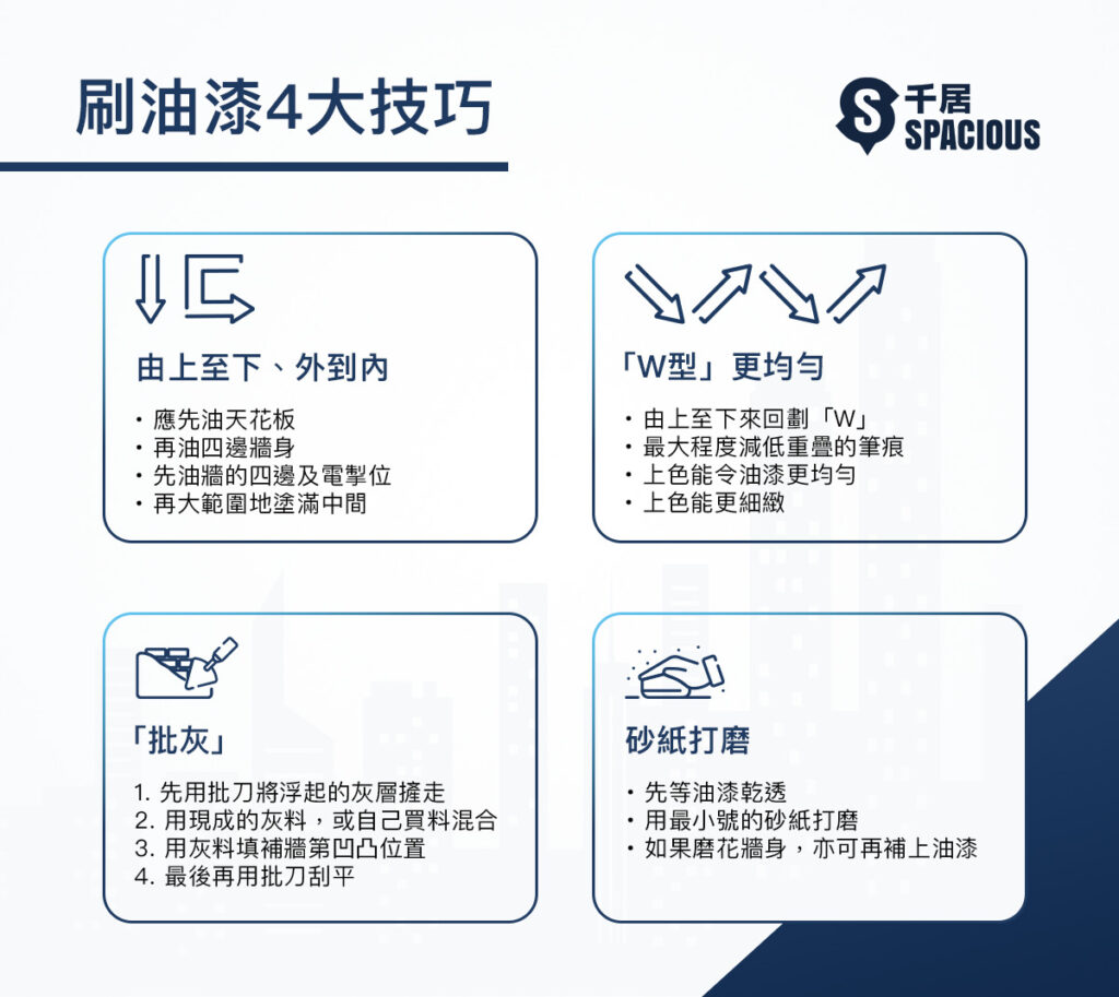 油漆技巧